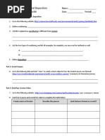 Weathering Webquest