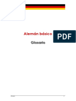 Glosario Alemán Básico PDF