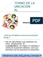 Trastorno de La Comunicación Social Ed Diferencial