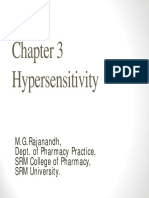 Hypersensitivity: M.G.Rajanandh, Dept. of Pharmacy Practice, SRM College of Pharmacy, SRM University