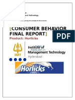 Horlicks CONSUMER BEHAVIOR