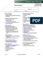 Form Onboarding Checklist