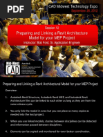 Preparing and Linking A Revit Architecture Model For Your MEP Project