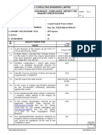 Tce Consulting Engineers Limited Quality Assurance Compliance Report For Enquiry Specifications