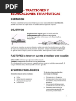 Tracciones y Elongaciones en Cinesiterapia