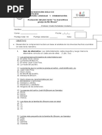 Evaluación Plan Lector La Maravillosa Granja de Mcbroom