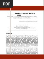 Articulo de Revision Artristris Reumatoide A.R