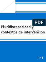 Pluridiscapacidad y Contextos de Intervencion SoroCamats Basil Rosell PDF