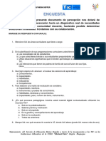 Encuesta de Percepción Docente