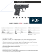 Ruger LCP II Pistol Specs