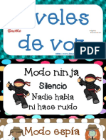 Niveles de Voz Formato Tarjeta