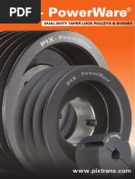 PIX-PowerWare Pulleys Catalogue (With Narrow Profile)