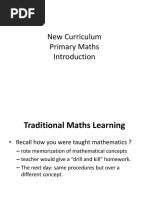 New Curriculum Maths Workshop For Primary