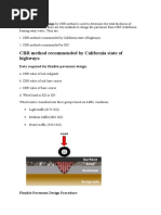 CBR Method of Design of Flexible Pavement