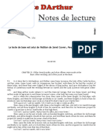 "Le Morte DArthur": Notes de Lecture Volet 154