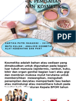 Teknik Pemisahan Sediaan Kosmetik