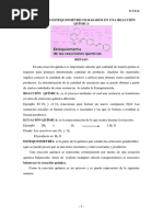 Indicadores Estequiometricos Basados en Una Reaccion Quimica PDF