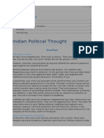 Indian Political Thought