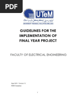 Guidelines For The Implementation of Final Year Project (Ver 3 1)