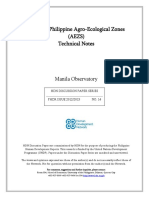 Mapping Philippine Agro-Ecological Zones (AEZS) Technical Notes