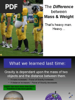 Mass V Weight