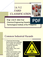 CHEA 512 Safety in Process-Hazard Classification