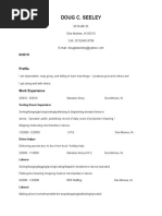 Resume of Douglasseeley