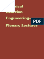 Chemical Reaction Engineering-Plenary Lectures