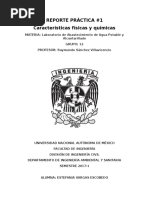Reporte Práctica 1 Laboratorio de Sanitaria y Ambiental FI UNAM