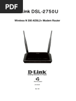 DSL-2750U U1 Manual v1.01