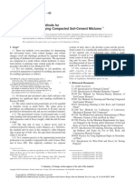 Wetting and Drying Compacted Soil-Cement Mixtures: Standard Test Methods For