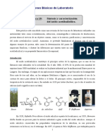 Síntesis y Caracterizacción Del Ácido Acetilsalicílico