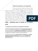 Estándares de Auditoría Informática y de Seguridad