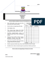 Kertas Peperiksaan Percubaan Matematik Kertas 2 Tahun 6 2016