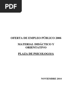 Temario Específico Psicólogos PDF