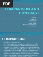 Comparison and Contrast