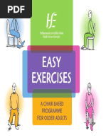 Easy Chair Based Exercises