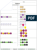 Patterns Worksheet