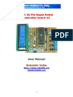 AVR 40 Pin Rapid Robot Controller Board v2.1