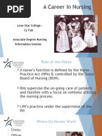 A Career in Nursing: Lone Star College - Cy Fair Associate Degree Nursing Information Session