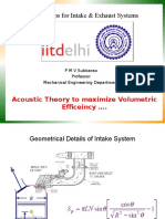 Design Steps For Intake & Exhaust Systems: Acoustic Theory To Maximize Volumetric Efficeincy