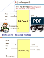 Write The VHDL Code That Describe: Bit Count