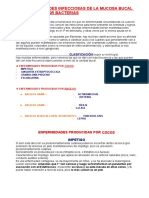 Enfermedades Infecciosas de La Mucosa Bucal