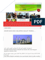 Zikir Dan Doa Selepas Solat Fardu - HTML