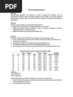 Tutorial 1.1 - Measuring Disease Occurence (Mortality)