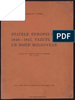 Statele Europei 1846-1847 Vazute de Un Boier