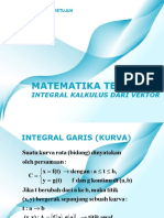 Pertemuan Minggu Ketujuh - Integral Garis