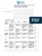 Rubric For Poster Presentation