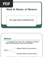 Risk &amp Rates of Return