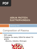 Serum Protein Electrophoresis: Edited by Rani